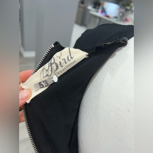 Bird by Juicy Couture Black Stretchy Dress with shoulder pads - Picture 4 of 9